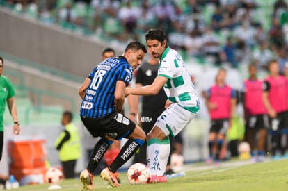 Carlos Orrantia, Pablo Barrera | Santos vs Queretaro J14 C2022 Liga MX