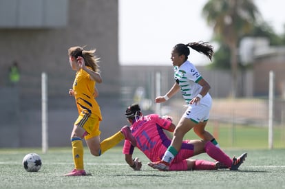 Celeste Guevara, Daniela Sánchez | Santos vs Tigres J16 C2022 Liga MX