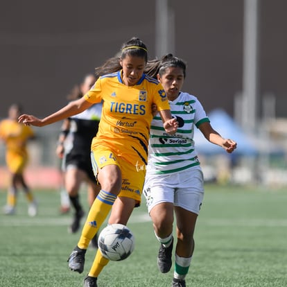 Paulina Peña, Ana Narro | Santos vs Tigres J16 C2022 Liga MX