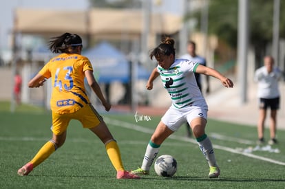 Britany Hernández, Andrea Cázares | Santos vs Tigres J16 C2022 Liga MX