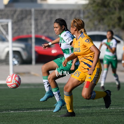 Ailin Serna, Addy Santos | Santos Laguna vs Tigres femenil sub 18 J8