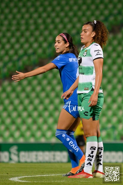 Greta Espinoza, Alejandra Curiel | Santos Laguna vs Tigres J9 A2022 Liga MX femenil