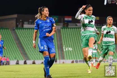 Lydia Rangel, Stephanie Soto | Santos Laguna vs Tigres J9 A2022 Liga MX femenil