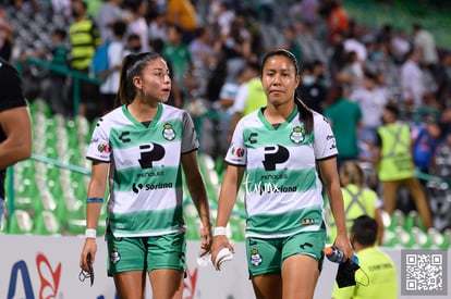 Lia Romero, Ana Peregrina | Santos Laguna vs Tigres J9 A2022 Liga MX femenil