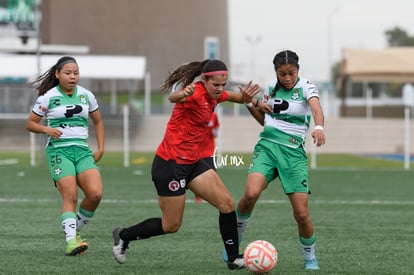 Ailin Serna, Yessica Guerrero | Santos Laguna vs Tijuana femenil J18 A2022 Liga MX