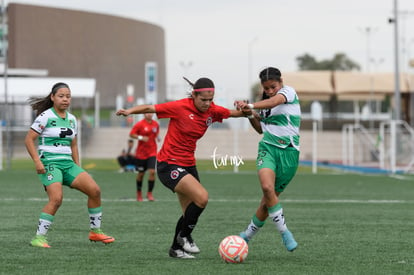 Ailin Serna, Yessica Guerrero | Santos Laguna vs Tijuana femenil J18 A2022 Liga MX