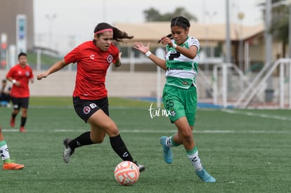 Ailin Serna, Yessica Guerrero | Santos Laguna vs Tijuana femenil J18 A2022 Liga MX