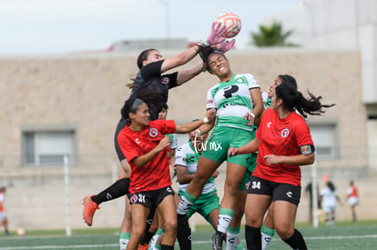 Samantha Meza, Celeste Guevara | Santos Laguna vs Tijuana femenil J18 A2022 Liga MX