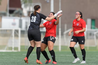 Samantha Meza, Arely Campomanes, Kimberly Hernández | Santos Laguna vs Tijuana femenil J18 A2022 Liga MX