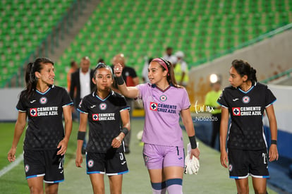 Edith Carmona, Maricruz Gonzalez, Jatziry Bolaños, Karime Ab | Santos  Laguna vs Cruz Azul Liga MX Femenil J15