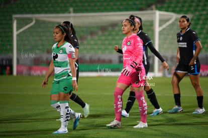 Paola Calderón, Cinthya Peraza | Santos  Laguna vs Cruz Azul Liga MX Femenil J15