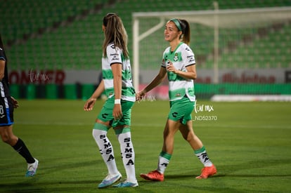 Daniela Delgado, Alexxandra Ramírez | Santos  Laguna vs Cruz Azul Liga MX Femenil J15