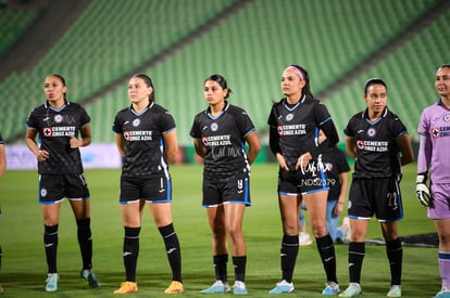 Ximena Rios, María Peraza, Daniela Monroy, Norma Duarte, Dan | Santos  Laguna vs Cruz Azul Liga MX Femenil J15