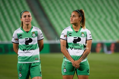 Alexia Villanueva, Daniela Delgado | Santos  Laguna vs Cruz Azul Liga MX Femenil J15