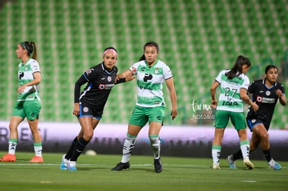 María Yokoyama, María Peraza | Santos  Laguna vs Cruz Azul Liga MX Femenil J15