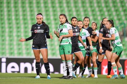 María Yokoyama, María Peraza | Santos  Laguna vs Cruz Azul Liga MX Femenil J15