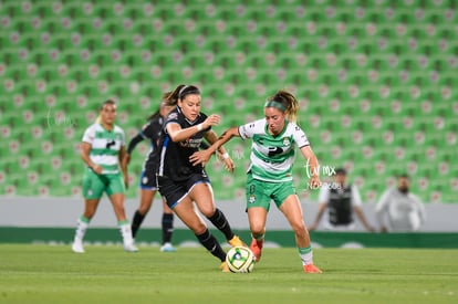 Norma Duarte, Daniela Delgado | Santos  Laguna vs Cruz Azul Liga MX Femenil J15