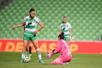 Paola Calderón | Santos  Laguna vs Cruz Azul Liga MX Femenil J15