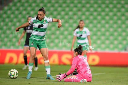 Paola Calderón | Santos  Laguna vs Cruz Azul Liga MX Femenil J15