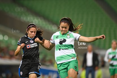 María Yokoyama, Dalia Molina | Santos  Laguna vs Cruz Azul Liga MX Femenil J15