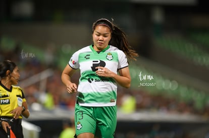 María Yokoyama | Santos  Laguna vs Cruz Azul Liga MX Femenil J15