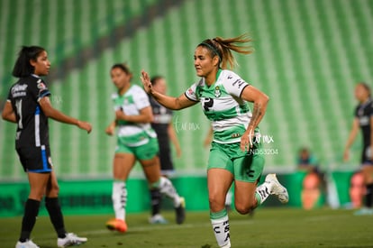 Gol de Alexia, Alexia Villanueva | Santos  Laguna vs Cruz Azul Liga MX Femenil J15