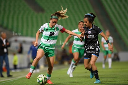 Daniela Delgado | Santos  Laguna vs Cruz Azul Liga MX Femenil J15