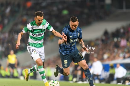 Jonathan Rodríguez, Raúl López | Santos vs America J5 C2023 Liga MX