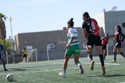 Paola Vidal, Daniela Meza | Santos vs Atlas J10 C2023 Liga MX