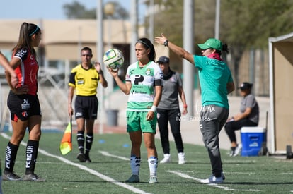 Claudia Ríos, Maika Albéniz | Santos vs Atlas J10 C2023 Liga MX