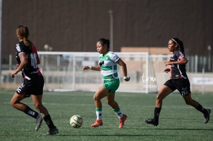 Valeria González, Mereli Zapata | Santos vs Atlas J10 C2023 Liga MX