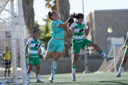 Aida Cantú, Tania Baca | Santos vs Atlas J10 C2023 Liga MX