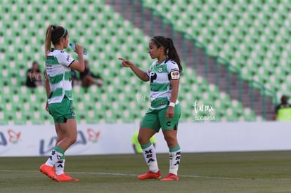 Daniela Delgado, Cinthya Peraza | Santos Laguna vs Atlas FC J11 C2023 Liga MX femenil