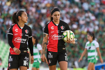 Claudia Ibarra, Zellyka Arce | Santos Laguna vs Atlas FC J11 C2023 Liga MX femenil