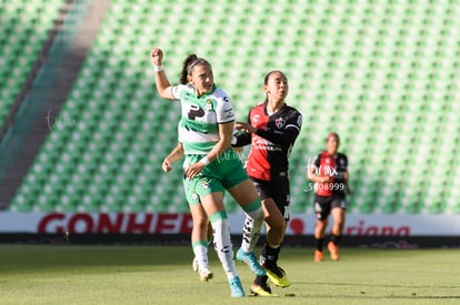 Natalia Miramontes, Alejandra Lomelí | Santos Laguna vs Atlas FC J11 C2023 Liga MX femenil