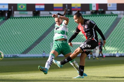 Natalia Miramontes, Marcia García | Santos Laguna vs Atlas FC J11 C2023 Liga MX femenil