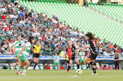 Claudia Ibarra, Alexxandra Ramírez | Santos Laguna vs Atlas FC J11 C2023 Liga MX femenil