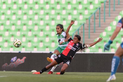 Brenda Ceren, Cinthya Peraza | Santos Laguna vs Atlas FC J11 C2023 Liga MX femenil