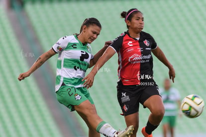 Sofía Varela, Norma Hernández | Santos Laguna vs Atlas FC J11 C2023 Liga MX femenil