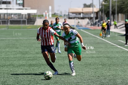 Britany Hernández, Daniela Rodríguez | Santos vs Chivas J15 C2023 Liga MX