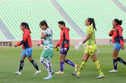 Karol Contreras, Blanca Félix, Alexxandra Ramírez | Santos vs Chivas femenil