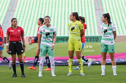 Katia Estrada, Karol Contreras, Alexxandra Ramírez | Santos vs Chivas femenil