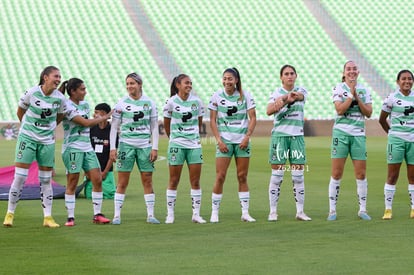 Michel Ruiz, Priscila Padilla, Marianne Martínez, Lia Romero | Santos vs Chivas femenil