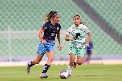 Daniela Delgado, Marianne Martínez | Santos vs Chivas femenil