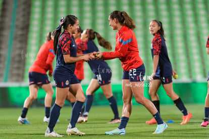 Karla Martínez, Damaris Godínez | Guerreras del Santos Laguna vs Chivas de Guadalajara J3 C2023 Liga MX femenil