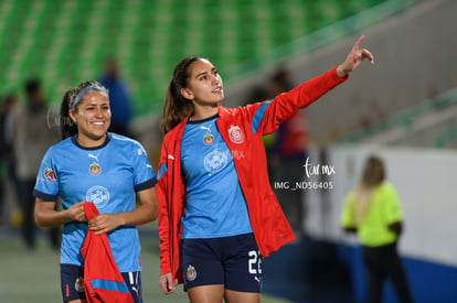 Litzy Serna, Karla Martínez | Guerreras del Santos Laguna vs Chivas de Guadalajara J3 C2023 Liga MX femenil