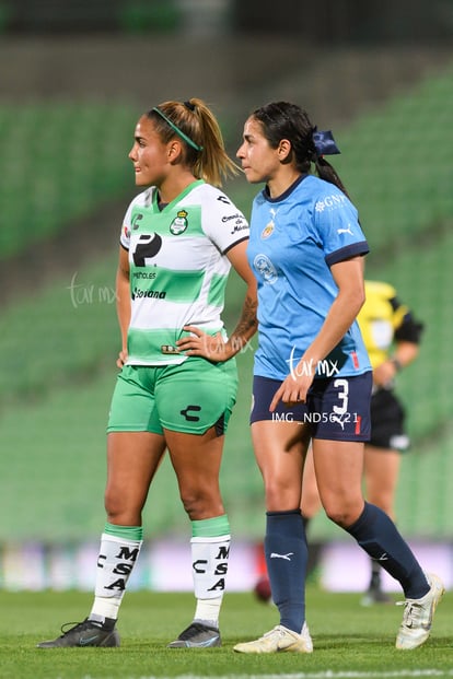 Alexia Villanueva, Damaris Godínez | Guerreras del Santos Laguna vs Chivas de Guadalajara J3 C2023 Liga MX femenil