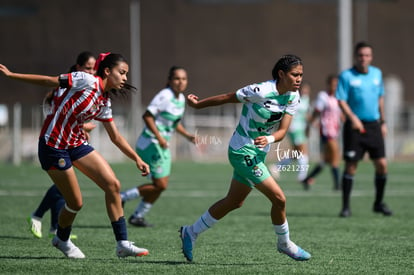 Camila Zamora, Ailin Serna | Santos Laguna vs Chivas sub 19