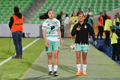 María Yokoyama, Brenda León | Santos Laguna vs Bravas FC Juárez