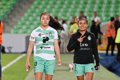 María Yokoyama, Brenda León | Santos Laguna vs Bravas FC Juárez